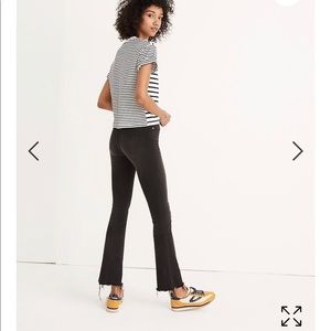 Madewell Cali Demi Boot Jeans “Chewed Hem” Edition